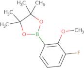 2-(3-Fluoro-2-methoxyphenyl)-4,4,5,5-tetramethyl-1,3,2-dioxaborolane