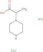 2-(1-Piperazinyl)propanoic acid dihydrochloride