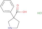 3-Phenylpyrrolidine-3-carboxylic acid hydrochloride