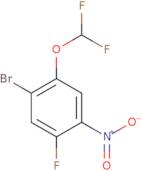 4-Bromo-5-(difluoromethoxy)-2-fluoronitrobenzene