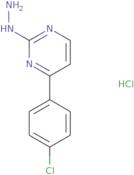 4-(4-Chlorophenyl)-2-hydrazinopyrimidine hydrochloride