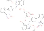 (2-Oxo-1,3-dioxole-4,5-diyl)bis(methylene) bis(2-ethoxy-1-((2'-(5-oxo-4,5-dihydro-1,2,4-oxadiazol-3-yl)-[1,1'-biphenyl]-4-yl)methyl) -1H-benzo[D]imidazole-7-carboxylate)