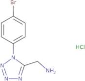 {[1-(4-Bromophenyl)-1H-tetrazol-5-yl]methyl}amine hydrochloride