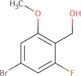 (4-Bromo-2-methoxy-6-fluorophenyl)methanol