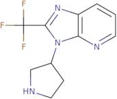 3-(S)-Pyrrolidin-3-yl-2-trifluoromethyl-3H-imidazo[4,5-b]pyridine