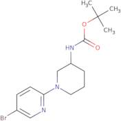 tert-Butyl (1-(5-bromopyridin-2-yl)piperidin-3-yl)carbamate