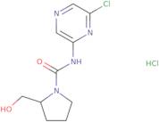 N-(6-Chloropyrazin-2-yl)-2-(hydroxymethyl)pyrrolidine-1-carboxamide hydrochloride