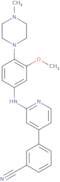 3-(2-{[3-Methoxy-4-(4-methylpiperazin-1-yl)phenyl]amino}pyridin-4-yl)benzonitrile