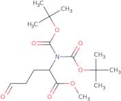 Methyl (2S)-2-{bis[(tert-butoxy)carbonyl]amino}-5-oxopentanoate