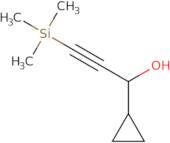 1-Cyclopropyl-3-(trimethylsilyl)prop-2-yn-1-ol