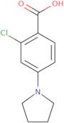 2-Chloro-4-(pyrrolidin-1-yl)benzoic acid