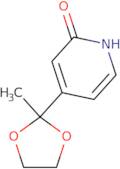 4-(2-Methyl-1,3-dioxolan-2-yl)-1,2-dihydropyridin-2-one