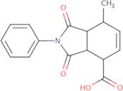7-Methyl-1,3-dioxo-2-phenyl-2,3,3a,4,7,7a-hexahydro-1H-isoindole-4-carboxylic acid
