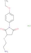 3-(2-Aminoethylsulfanyl)-1-(4-ethoxyphenyl)-pyrrolidine-2,5-dione hydrochloride