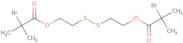 Bis[2-(2'-bromoisobutyryloxy)ethyl]disulfide