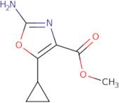 Methyl 2-amino-5-cyclopropyl-1,3-oxazole-4-carboxylate