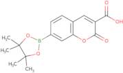 2-Oxo-7-(4,4,5,5-tetramethyl-1,3,2-dioxaborolan-2-yl)-2H-chromene-3-carboxylic acid