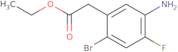 Ethyl 2-(5-amino-2-bromo-4-fluorophenyl)acetate