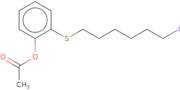 2-[(6-Iodohexyl)sulfanyl]phenyl acetate