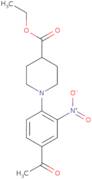 Ethyl 1-(4-acetyl-2-nitrophenyl)-4-piperidinecarboxylate