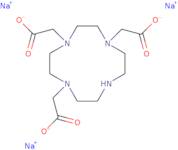 Trisodium 2-[4,7-bis(carboxylatomethyl)-1,4,7,10-tetrazacyclododec-1-yl]acetate