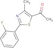 1-[2-(2-Fluorophenyl)-4-methyl-1,3-thiazol-5-yl]ethan-1-one