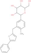 (2R,3S,4R,5R,6S)-2-(hydroxymethyl)-6-(4-methyl-3-((5-phenylthiophen-2-yl)methyl)phenyl)tetrahydro-…