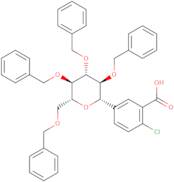 2-chloro-5-[2,3,4,6-tetrakis-o-(phenylmethyl)-β-d-glucopyranosyl]-benzoic acid