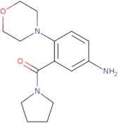 (5-Amino-2-morpholin-4-yl-phenyl)-pyrrolidin-1-yl-methanone