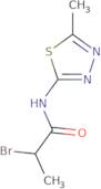 2-Bromo-N-(5-methyl-[1,3,4]thiadiazol-2-yl)-propionamide