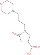 1-(3-Morpholin-4-yl-propyl)-5-oxo-pyrrolidine-3-carboxylic acid