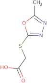 (5-Methyl-[1,3,4]oxadiazol-2-ylsulfanyl)-acetic acid
