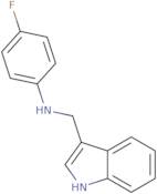 4-Fluoro-N-[(1H-indol-3-yl)methyl]aniline