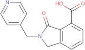 3-Oxo-2-pyridin-4-ylmethyl-2,3-dihydro-1H-isoindole-4-carboxylic acid