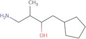 4-Amino-1-cyclopentyl-3-methylbutan-2-ol