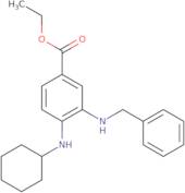 Ethyl 3-(benzylamino)-4-(cyclohexylamino)benzoate