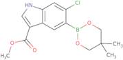 Methyl 6-chloro-5-(5,5-dimethyl-1,3,2-dioxaborinan-2-yl)-1H-indole-3-carboxylate