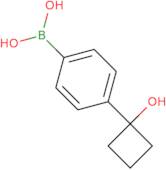 [4-(1-Hydroxycyclobutyl)phenyl]boronic acid