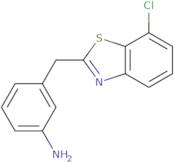 3-[(7-Chloro-1,3-benzothiazol-2-yl)methyl]aniline