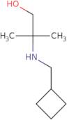 2-[(Cyclobutylmethyl)amino]-2-methylpropan-1-ol