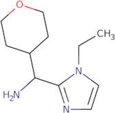 (1-Ethyl-1H-imidazol-2-yl)(oxan-4-yl)methanamine