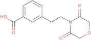 3-[2-(3,5-Dioxomorpholin-4-yl)ethyl]benzoic acid