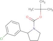 tert-Butyl 2-(3-chlorophenyl)pyrrolidine-1-carboxylate