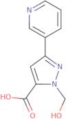 1-(Hydroxymethyl)-3-(pyridin-3-yl)-1H-pyrazole-5-carboxylic acid