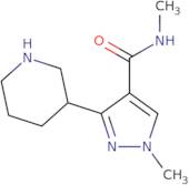 N,1-Dimethyl-3-(piperidin-3-yl)-1H-pyrazole-4-carboxamide