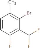 2-Bromo-3-(difluoromethyl)-4-fluoro-1-methylbenzene