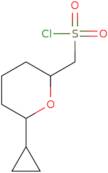 (6-Cyclopropyloxan-2-yl)methanesulfonyl chloride