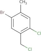 1-Bromo-4-chloro-5-(chloromethyl)-2-methylbenzene