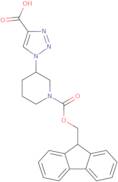 1-(1-{[(9H-Fluoren-9-yl)methoxy]carbonyl}piperidin-3-yl)-1H-1,2,3-triazole-4-carboxylic acid