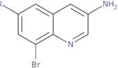 8-Bromo-6-iodoquinolin-3-amine